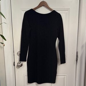 H&M Classic Black Long Sleeve Dress